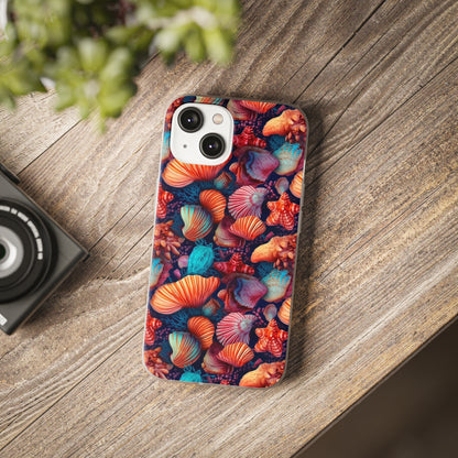 Vibrant Shallow Seascape - Flexible Phone Case Phone Case Pattern Symphony iPhone 14  