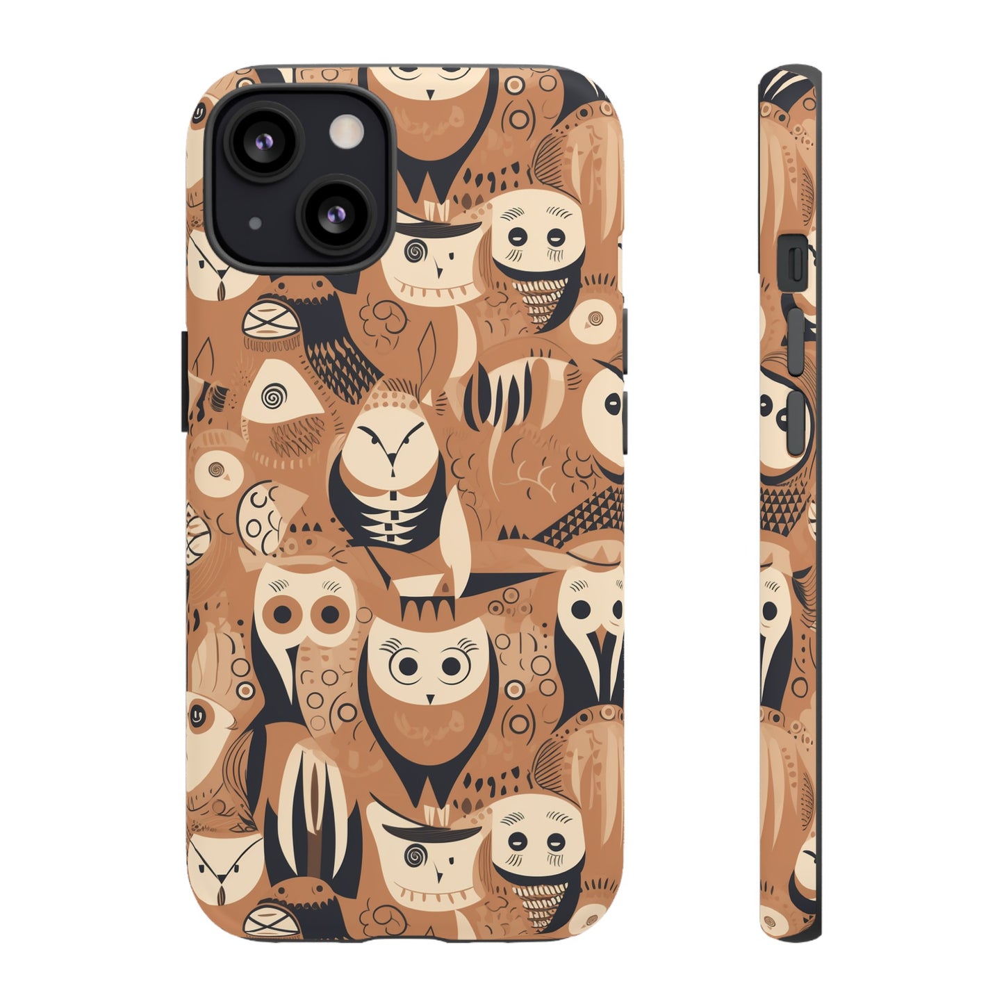 Abstract Owl - Phone Case