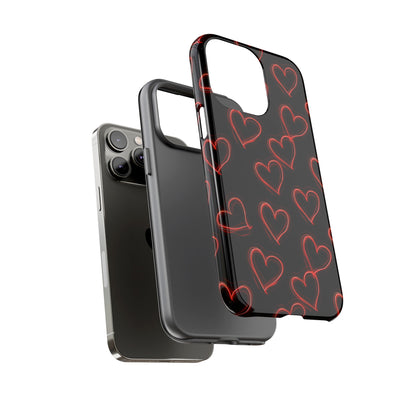 Neon Heartbeat - Phone Case