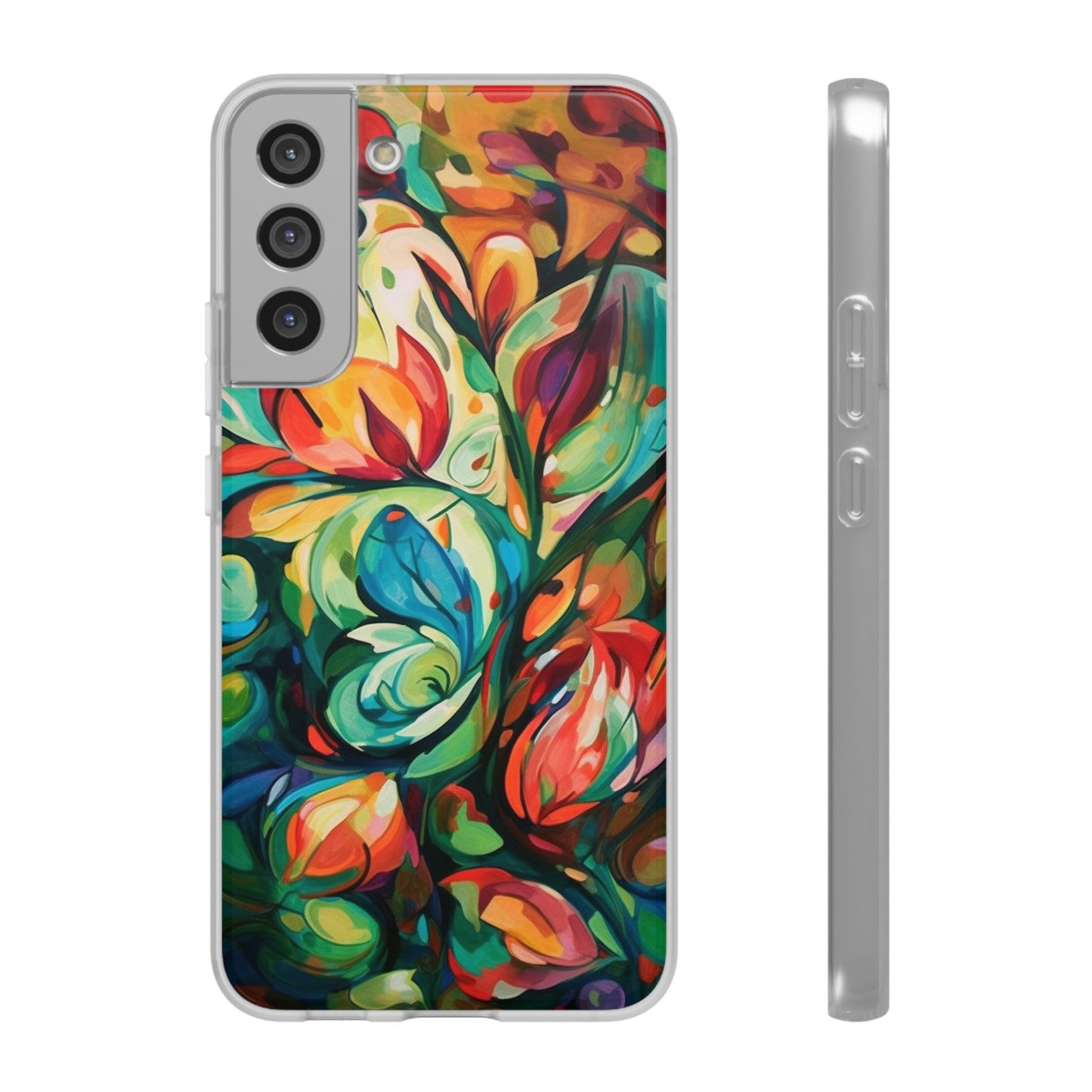 Spring Flourish Phone Case - Artistic Floral Elegance - Spring Collection - Flexi Cases Phone Case Pattern Symphony   