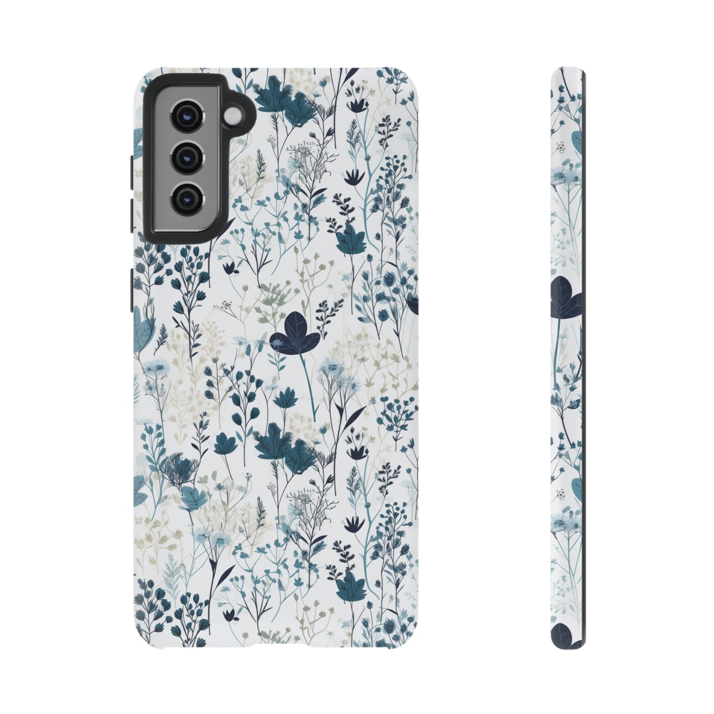 Serene Blue Wildflower - Phone Case