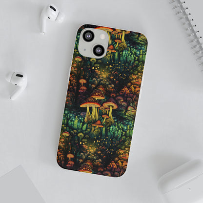 Neon Hallucinations: An Illumulated Autumn Spectacle - Flexible Phone Case