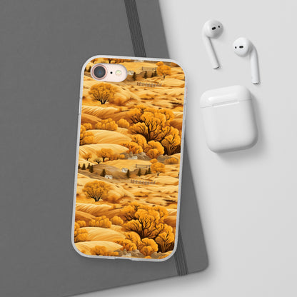 Rural Rhapsody: Early Autumn Farm Tales - Flexible Phone Case