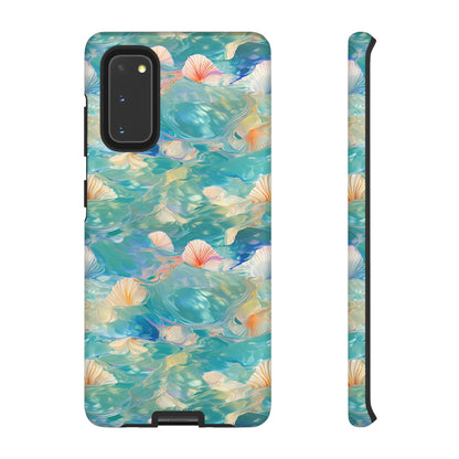 Watercolour Seashell Wonders - Protective Tough Phone Case