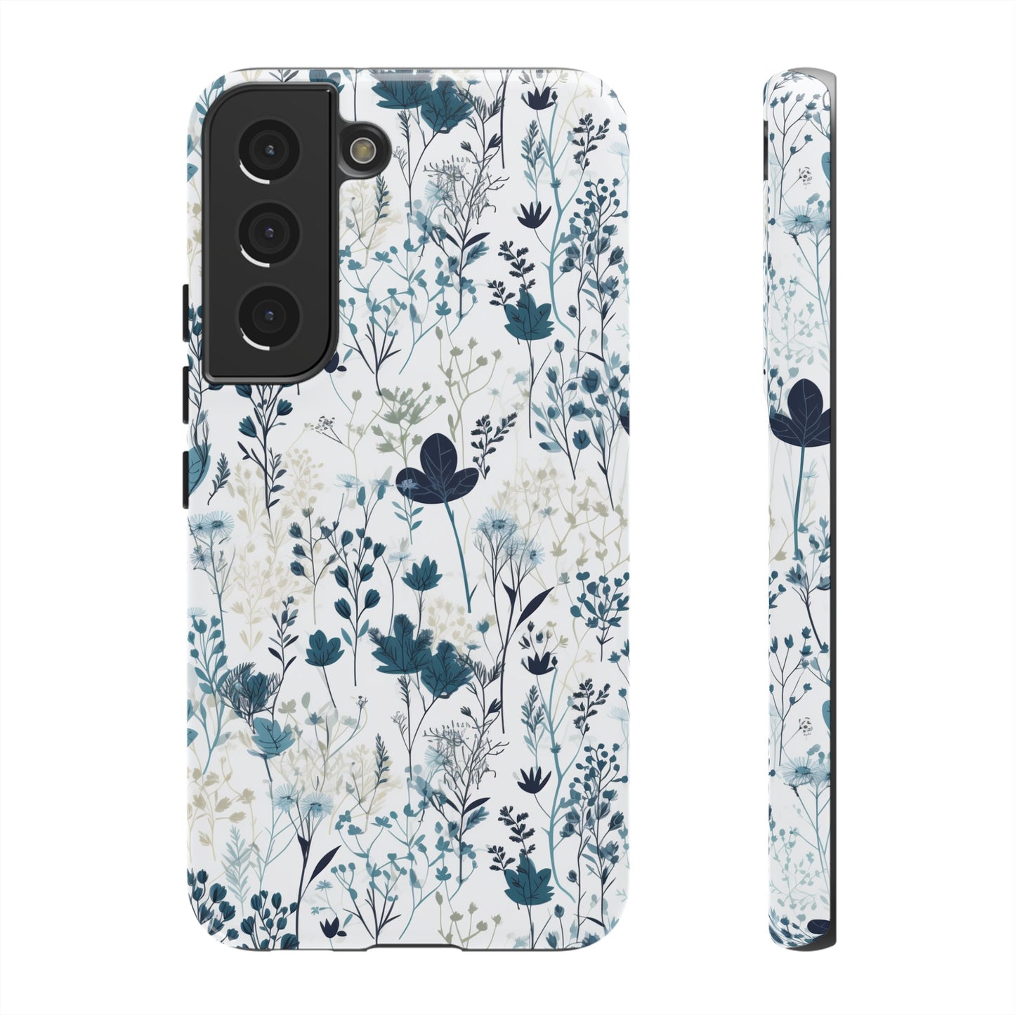 Serene Blue Wildflower - Phone Case