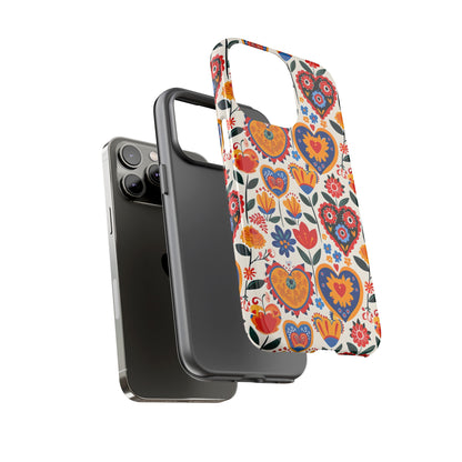 Whimsical Hearts - Phone Case