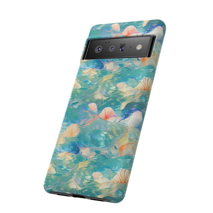 Watercolour Seashell Wonders - Protective Tough Phone Case