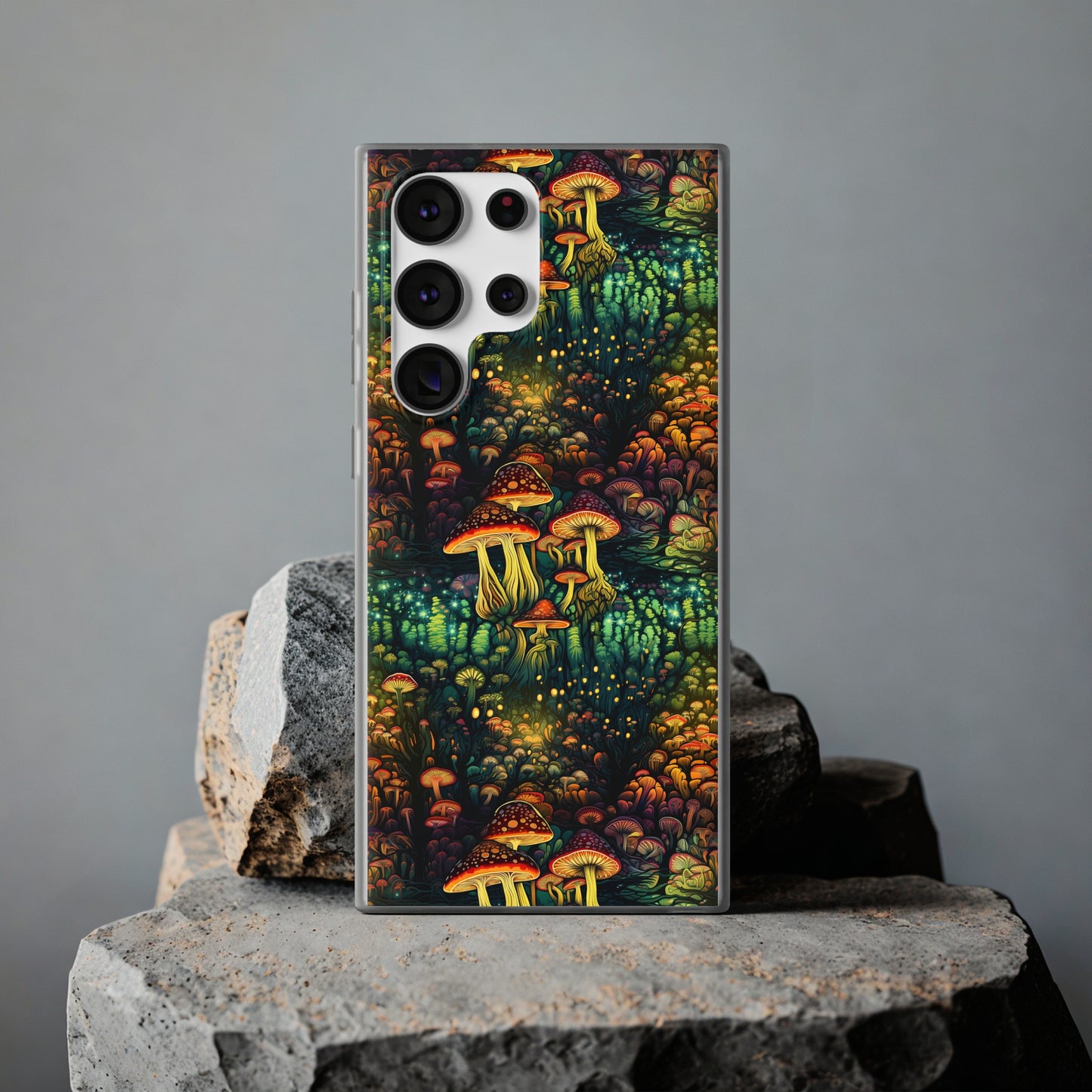 Neon Hallucinations: An Illumulated Autumn Spectacle - Flexible Phone Case