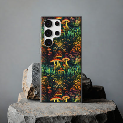 Neon Hallucinations: An Illumulated Autumn Spectacle - Flexible Phone Case