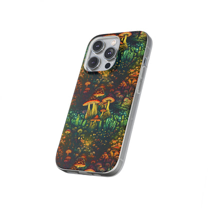 Neon Hallucinations: An Illumulated Autumn Spectacle - Flexible Phone Case