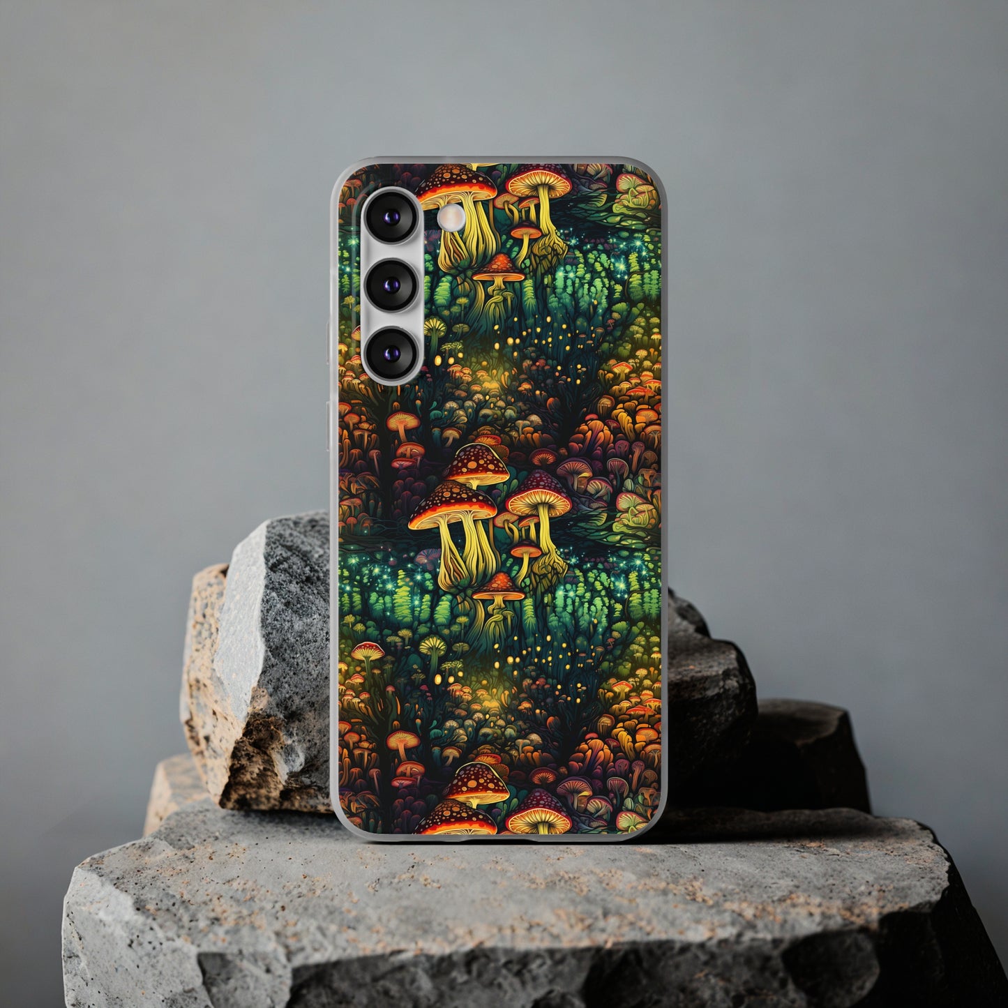 Neon Hallucinations: An Illumulated Autumn Spectacle - Flexible Phone Case