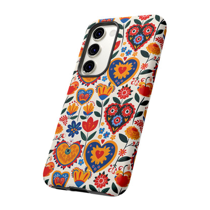 Whimsical Hearts - Phone Case