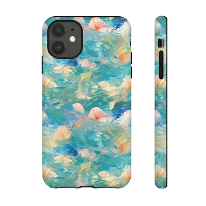 Watercolour Seashell Wonders - Protective Tough Phone Case