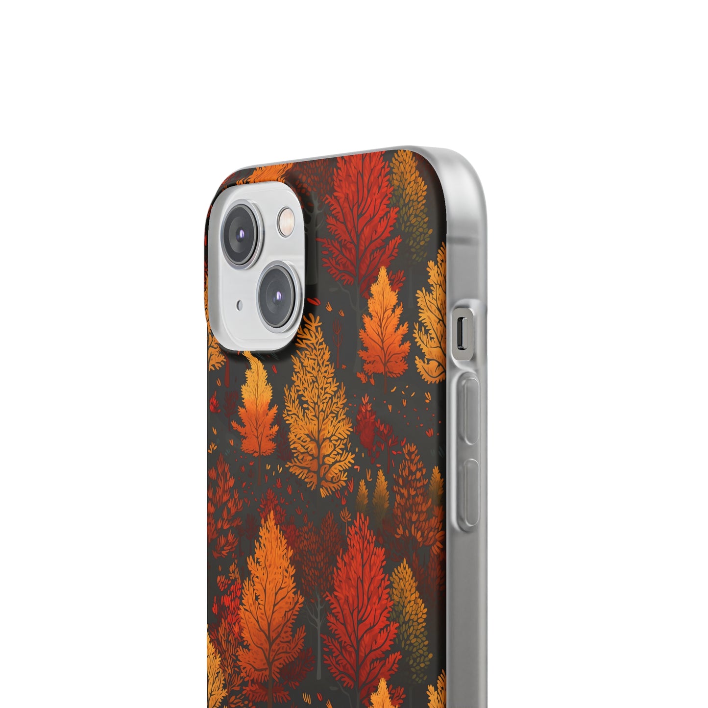 Bronzed Forest: A Chromatic Landscape - Flexible Phone Case