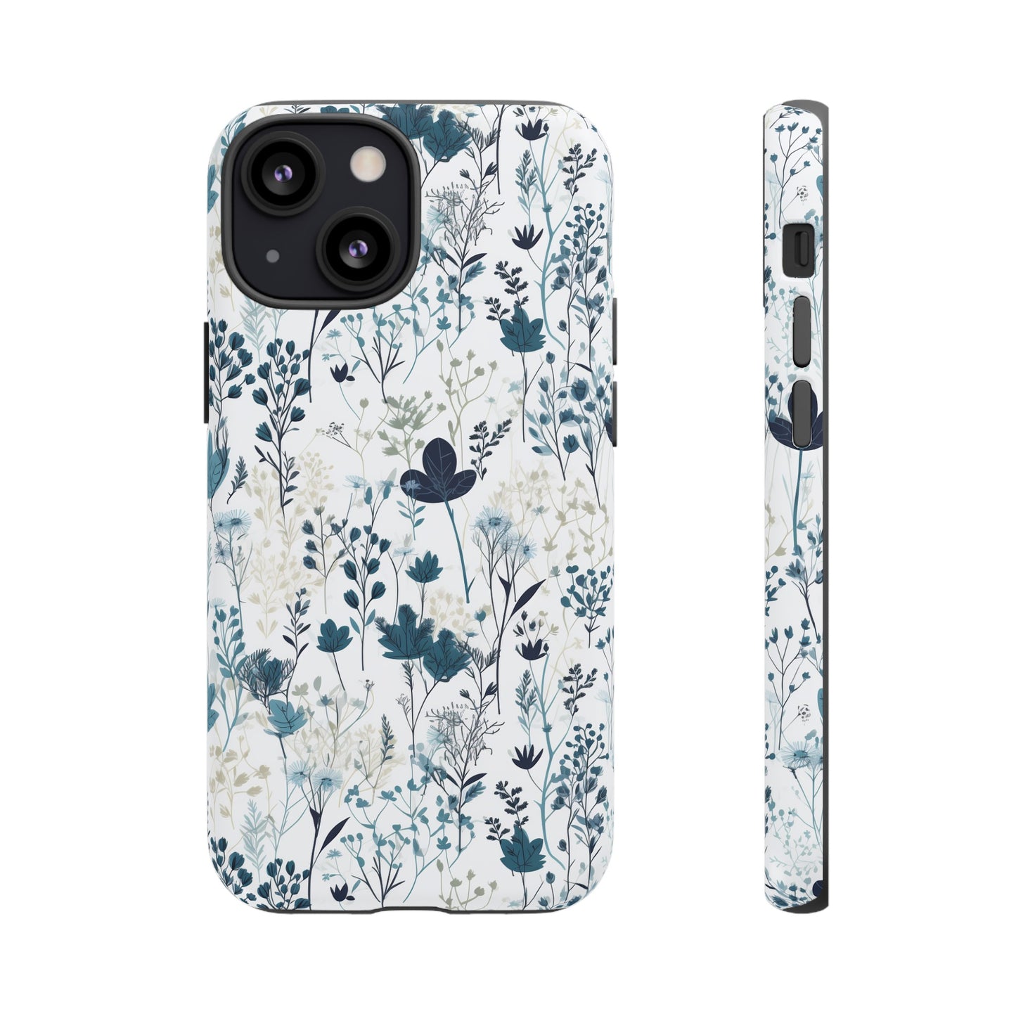 Serene Blue Wildflower - Phone Case