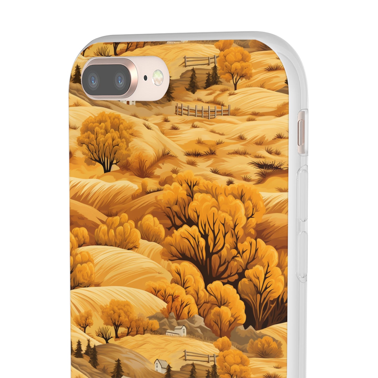 Rural Rhapsody: Early Autumn Farm Tales - Flexible Phone Case