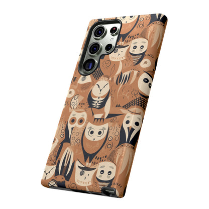 Abstract Owl - Phone Case