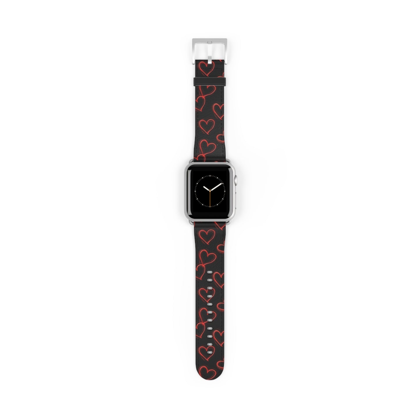 Neon Heartbeat: Fluorescent Flame - Apple Watch Strap