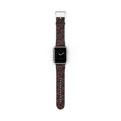 Neon Heartbeat: Fluorescent Flame - Apple Watch Strap