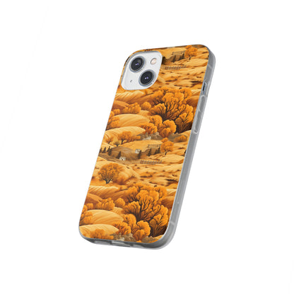 Rural Rhapsody: Early Autumn Farm Tales - Flexible Phone Case