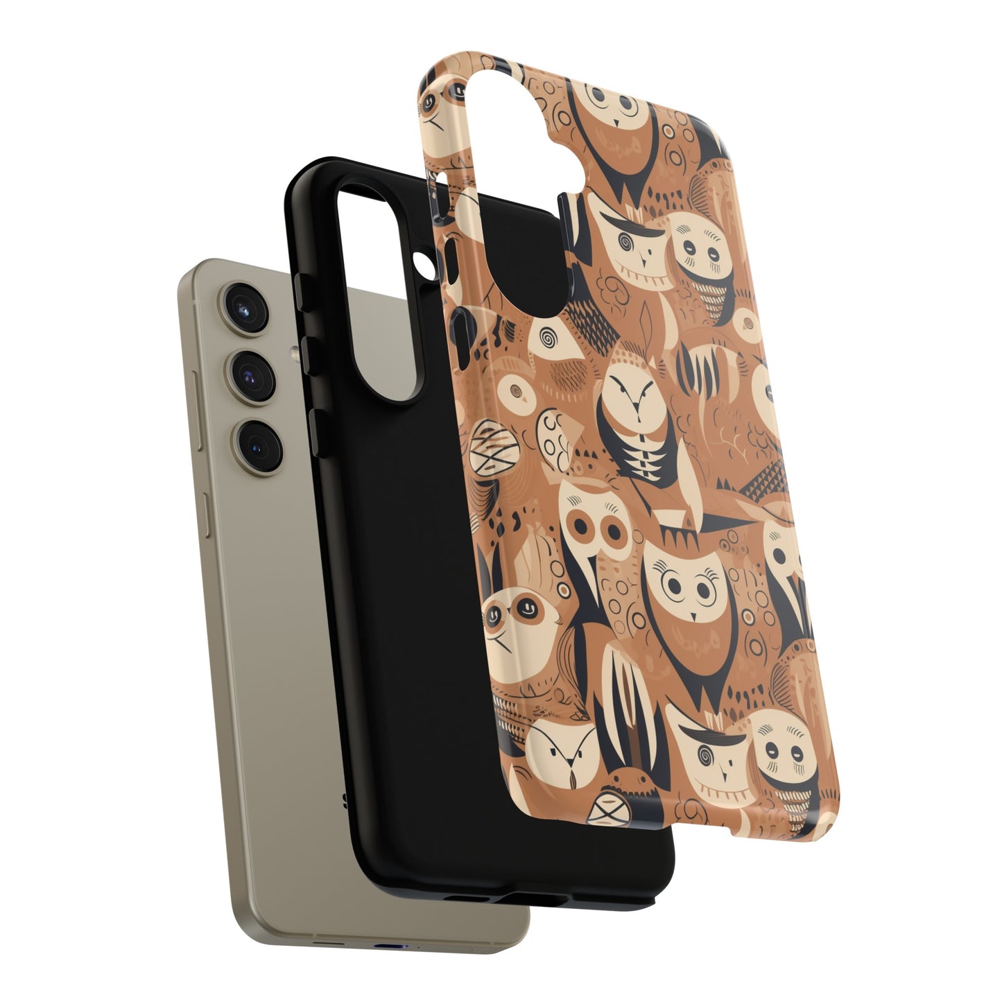 Abstract Owl - Phone Case