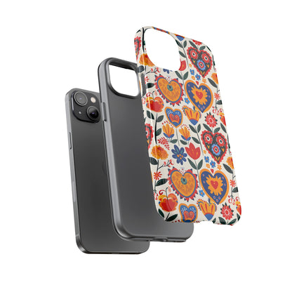 Whimsical Hearts - Phone Case