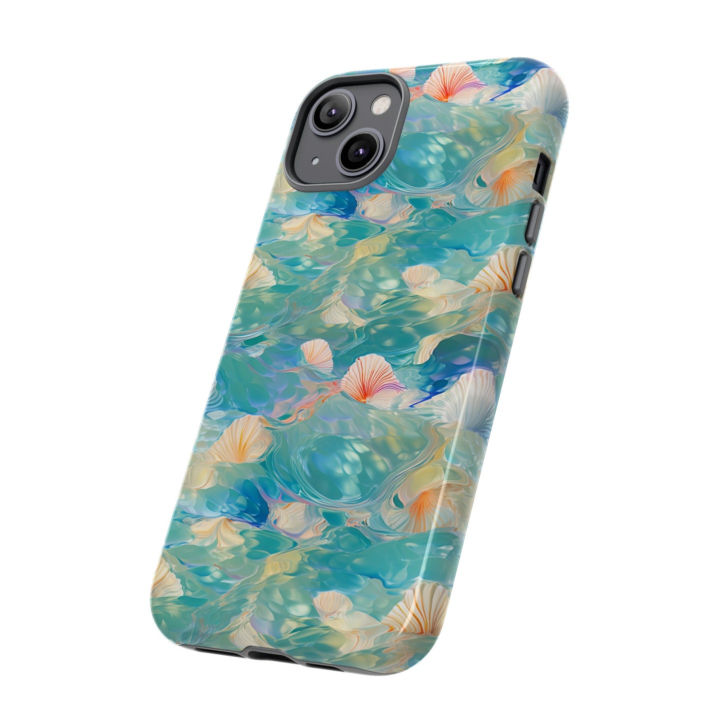 Watercolour Seashell Wonders - Protective Tough Phone Case