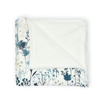 Serene Blue Wildflower - Sofa Throws