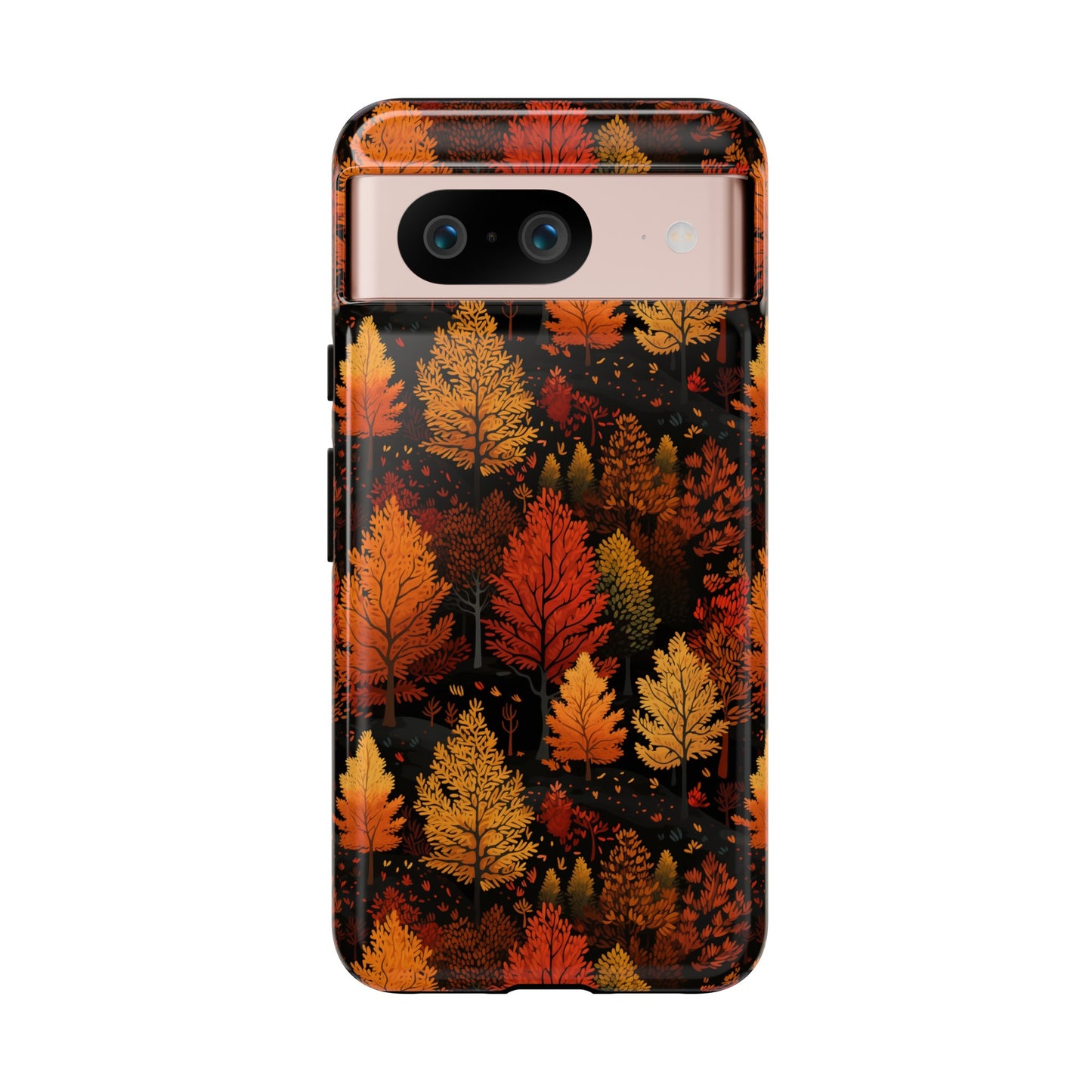 Bronzed Forest: A Chromatic Landscape - Tough Phone Case