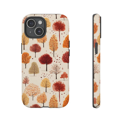 Gradient Grove: Autumn's Diverse Palette - Tough Phone Case