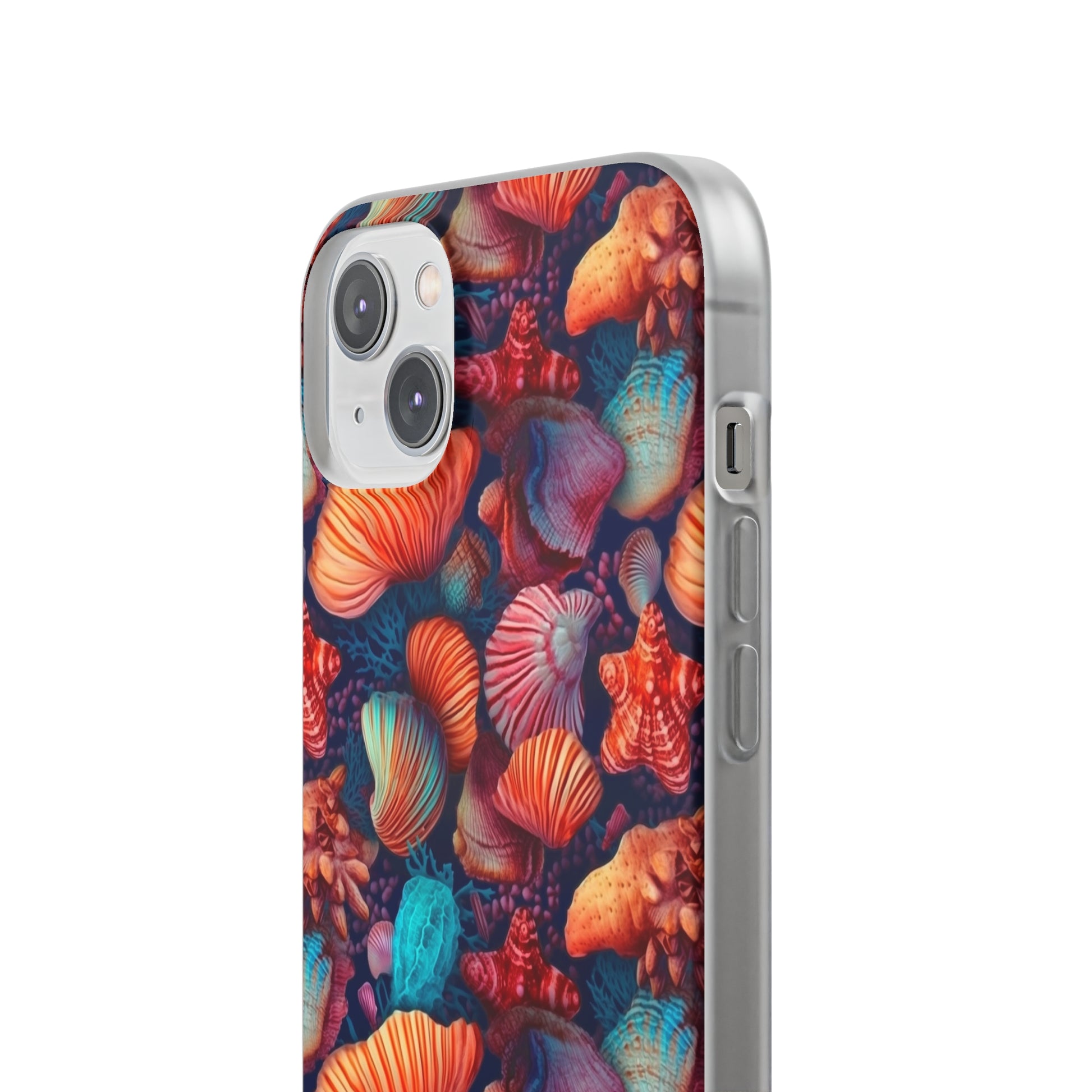 Vibrant Shallow Seascape - Flexible Phone Case Phone Case Pattern Symphony   