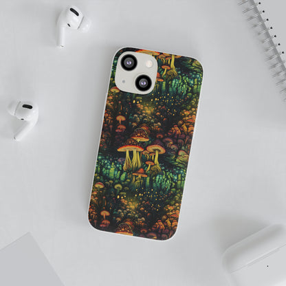 Neon Hallucinations: An Illumulated Autumn Spectacle - Flexible Phone Case