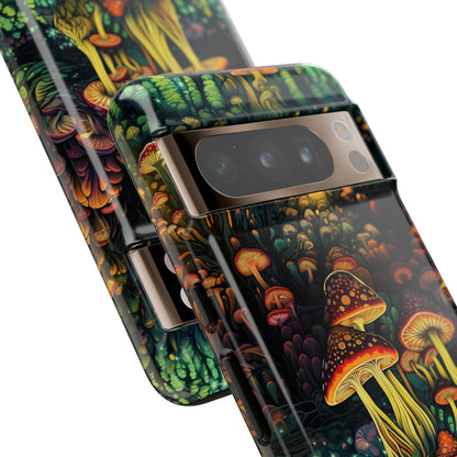 Neon Hallucinations: An Illuminated Autumn Spectacle - Tough Phone Case