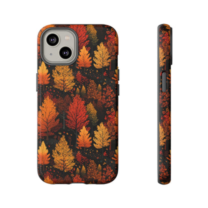 Bronzed Forest: A Chromatic Landscape - Tough Phone Case