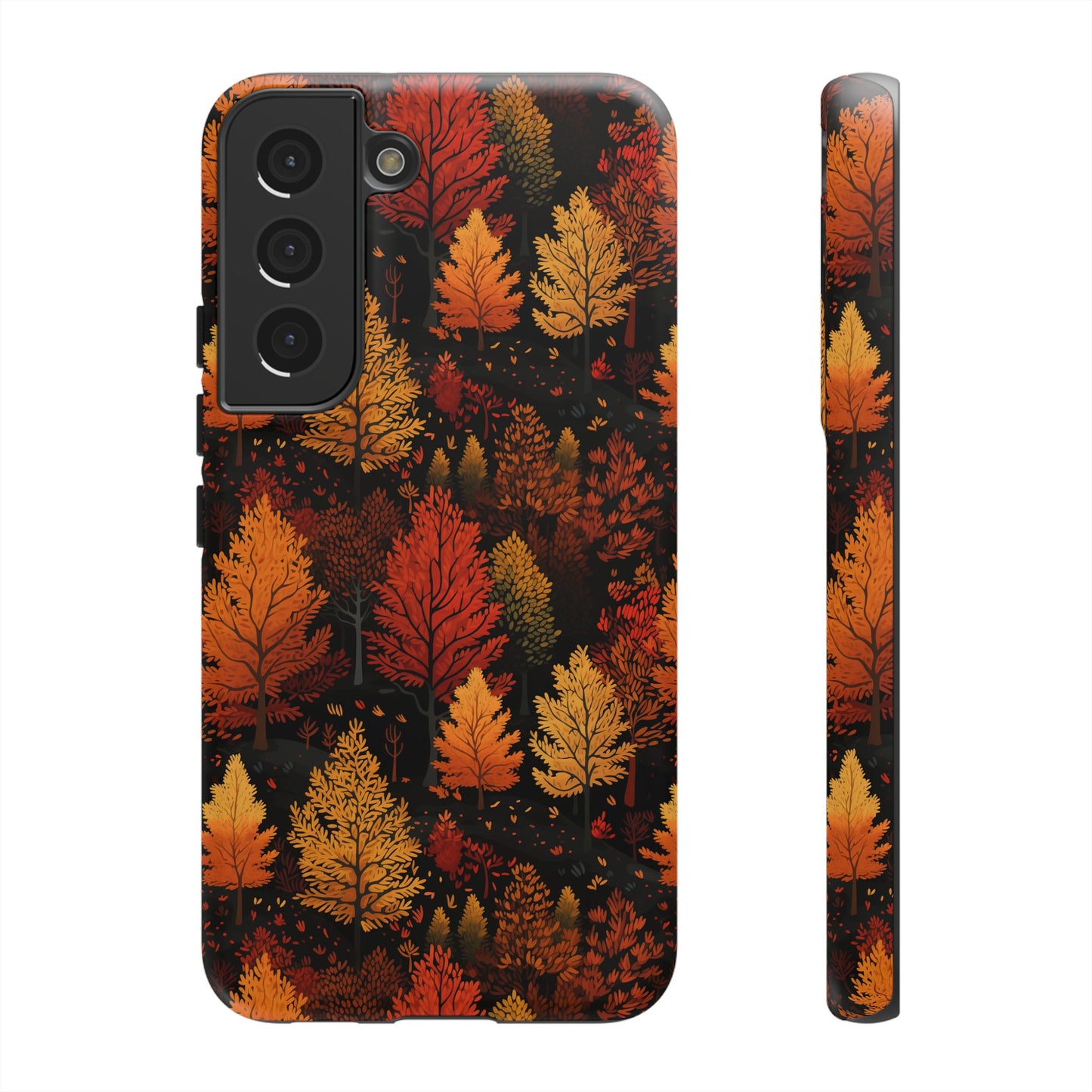 Bronzed Forest: A Chromatic Landscape - Tough Phone Case