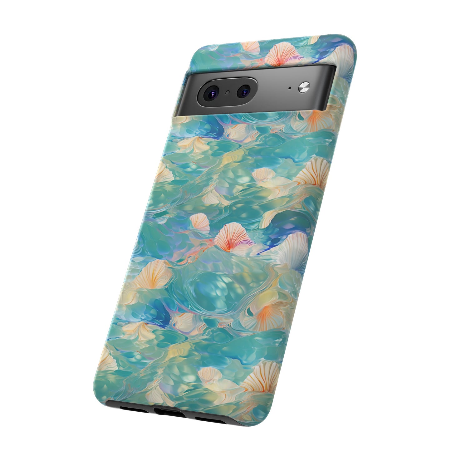 Watercolour Seashell Wonders - Protective Tough Phone Case