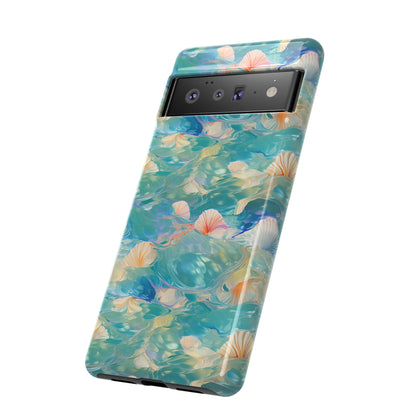 Watercolour Seashell Wonders - Protective Tough Phone Case