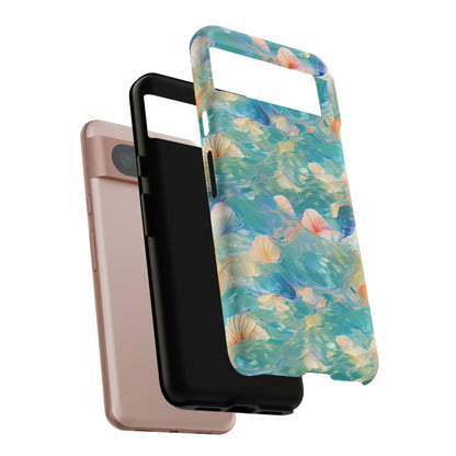 Watercolour Seashell Wonders - Protective Tough Phone Case