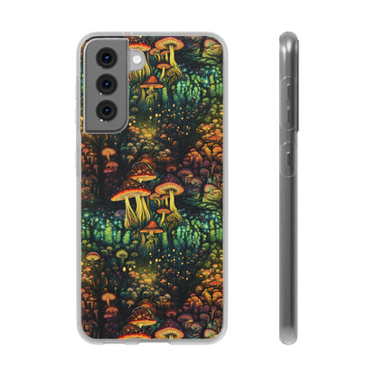 Neon Hallucinations: An Illumulated Autumn Spectacle - Flexible Phone Case