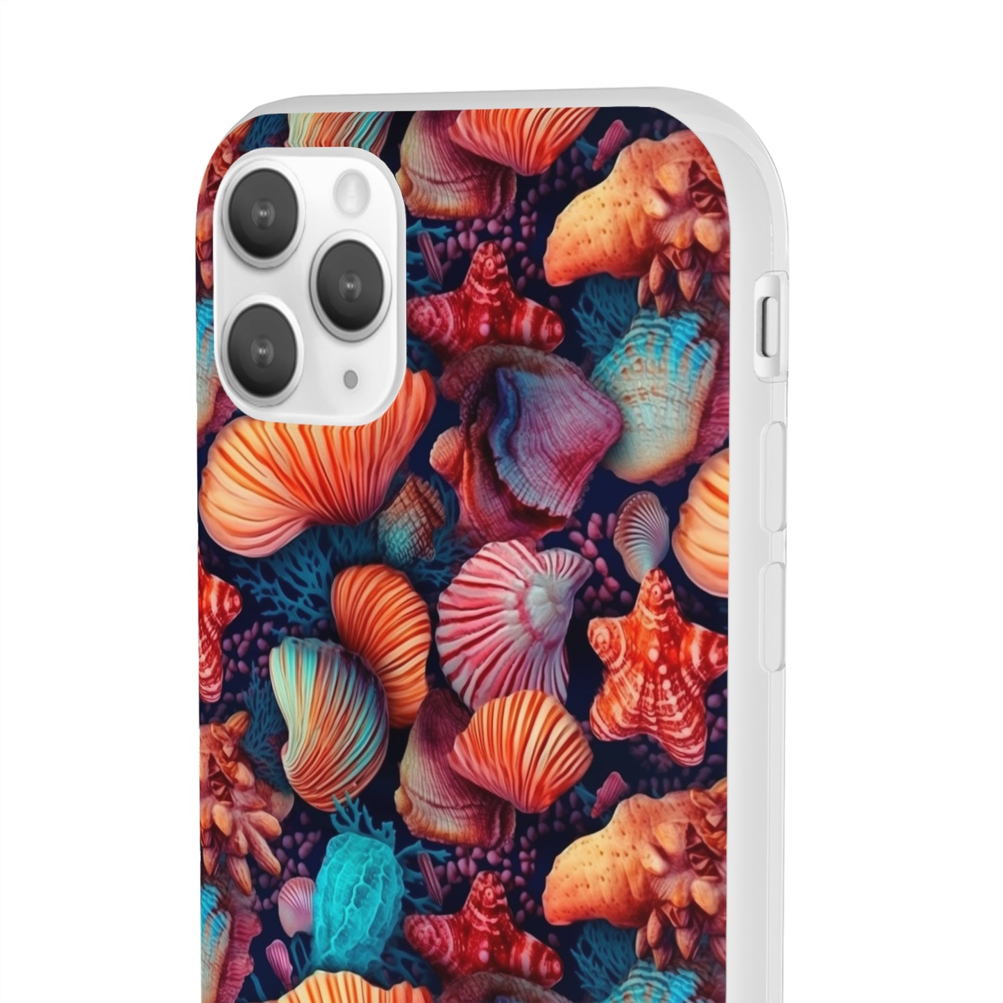 Vibrant Shallow Seascape - Flexible Phone Case Phone Case Pattern Symphony   