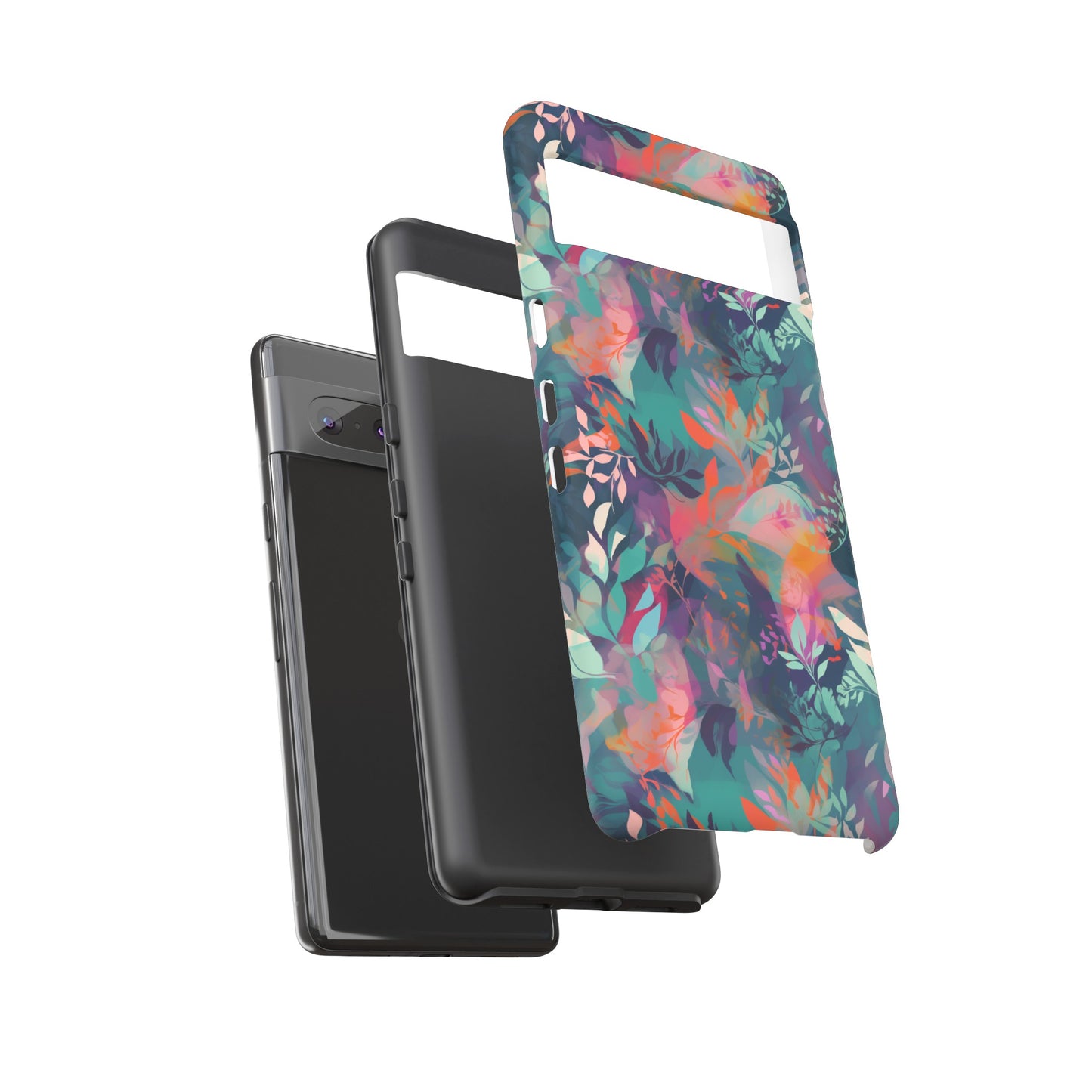 Botanical Bliss - Stylized Abstract Flower Design Tough Phone Case