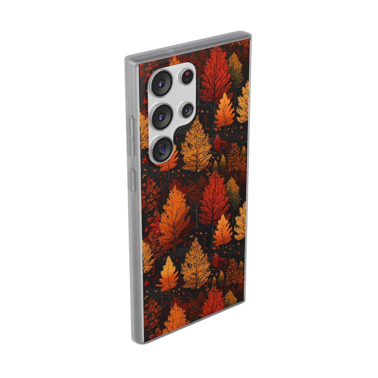 Bronzed Forest: A Chromatic Landscape - Flexible Phone Case