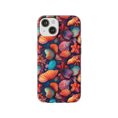 Vibrant Shallow Seascape - Flexible Phone Case Phone Case Pattern Symphony   