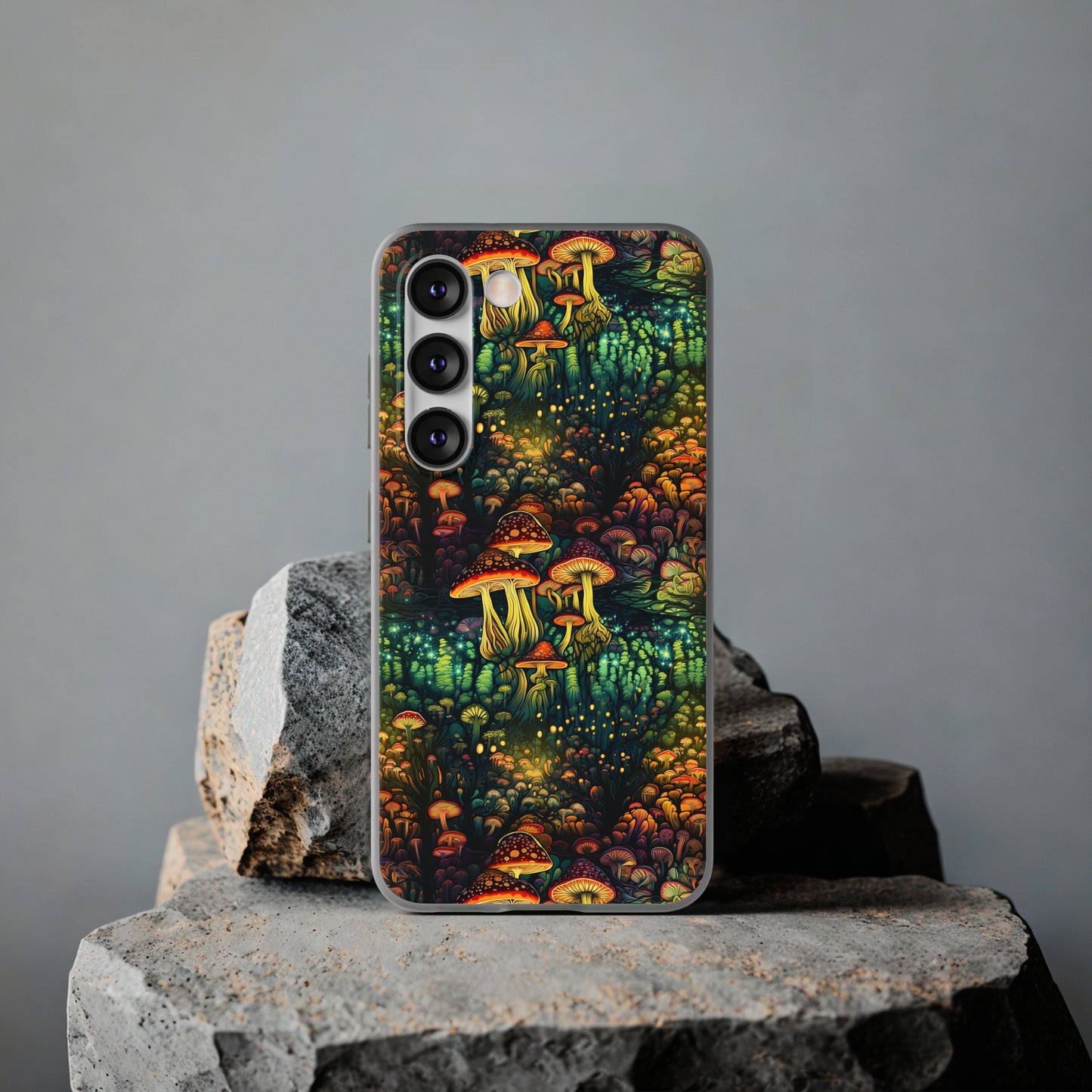 Neon Hallucinations: An Illumulated Autumn Spectacle - Flexible Phone Case