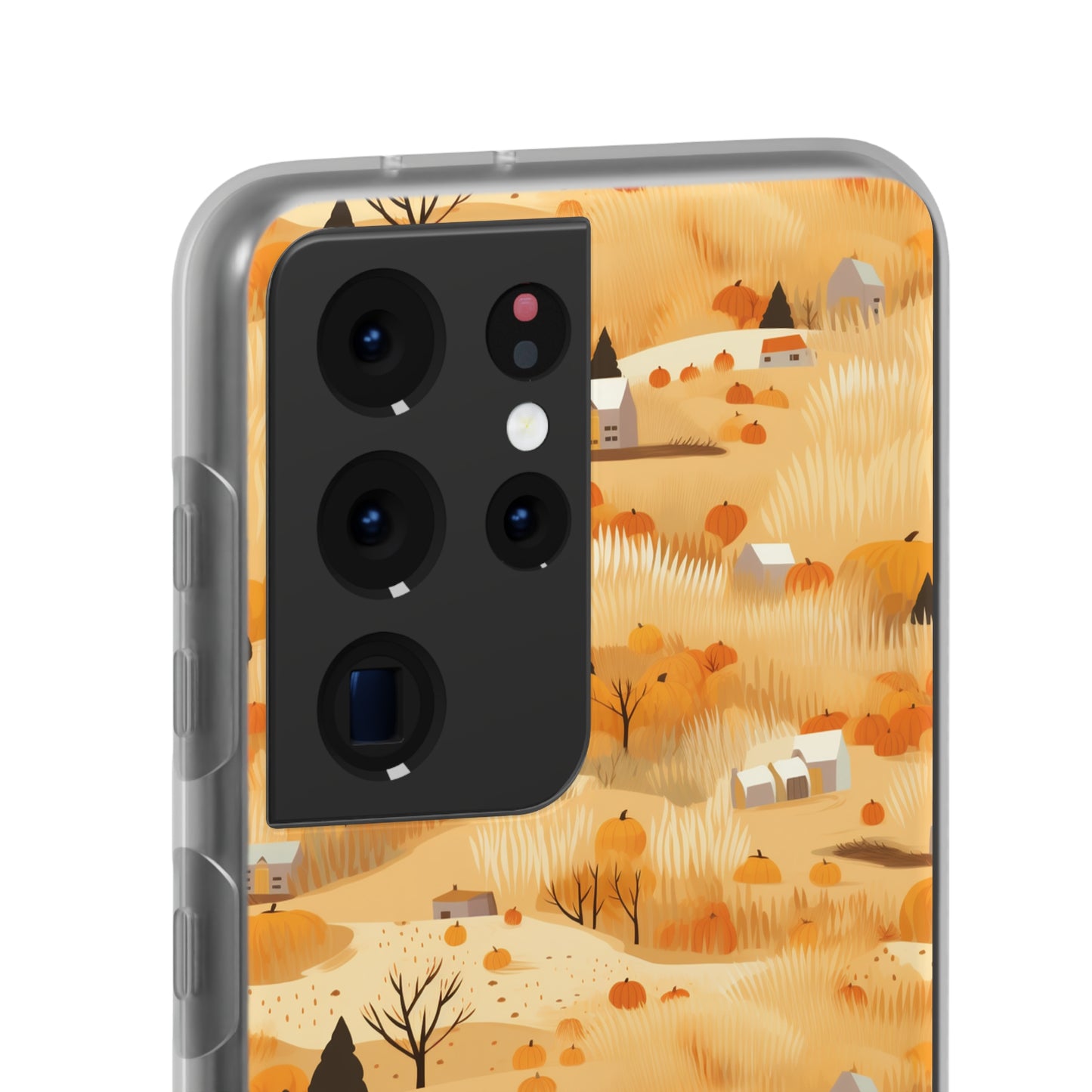 Harvest Homestead: Whimsical Autumn Villages - Flexible Phone Case