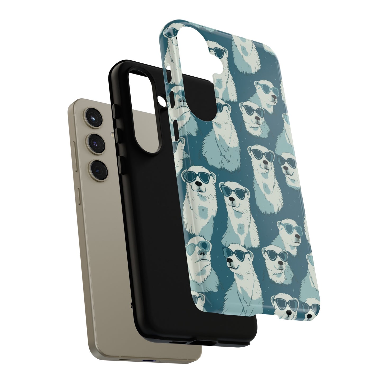 Chillin' Polar Bears Tough Phone Case