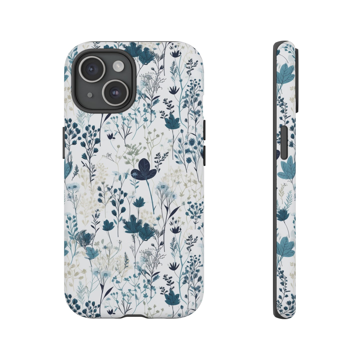 Serene Blue Wildflower - Phone Case