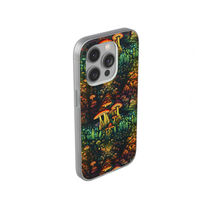 Neon Hallucinations: An Illumulated Autumn Spectacle - Flexible Phone Case