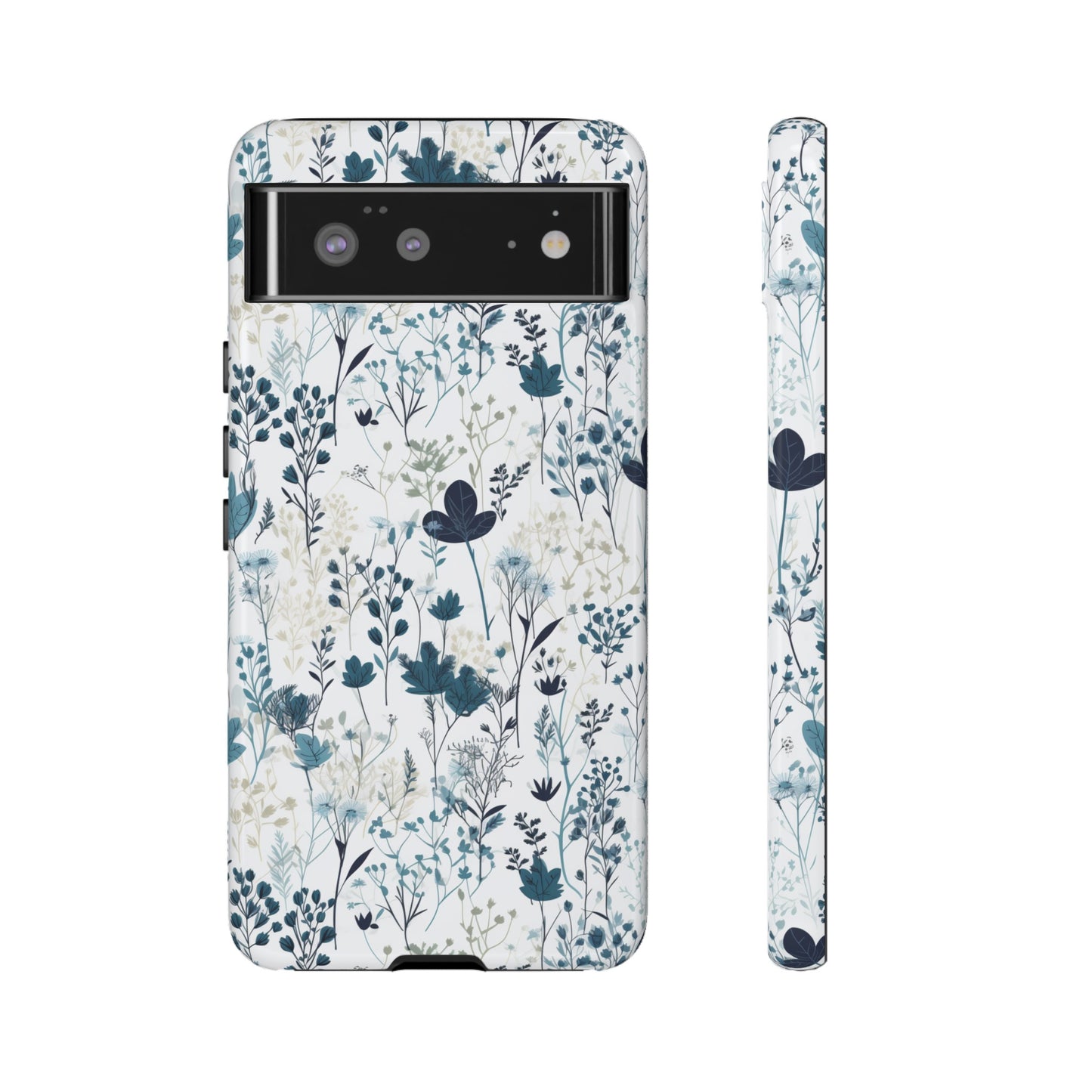 Serene Blue Wildflower - Phone Case