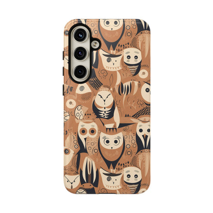 Abstract Owl - Phone Case